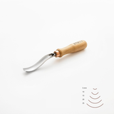 Gubia Long Bent Gubia Perfil #8 Para Profesionales Y Principiantes, Herramientas Para Tallar Madera