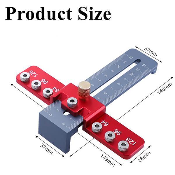 Label Guide Jig Cabinet Handle and Knob Drill Guide Jig for Precision Installation